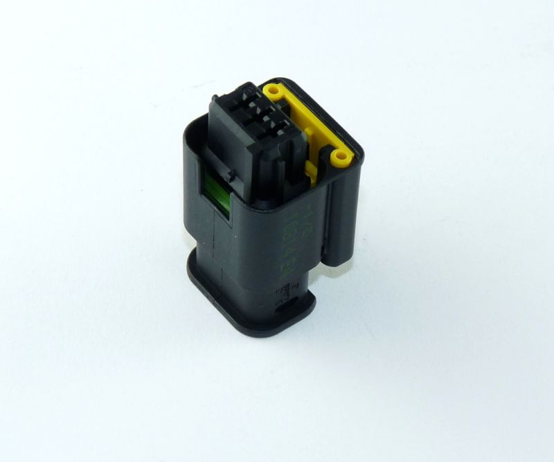 3W RECEPTACLE HPSL CONNECTOR BLACK - Steckermarkt AIS GmbH / ISK 