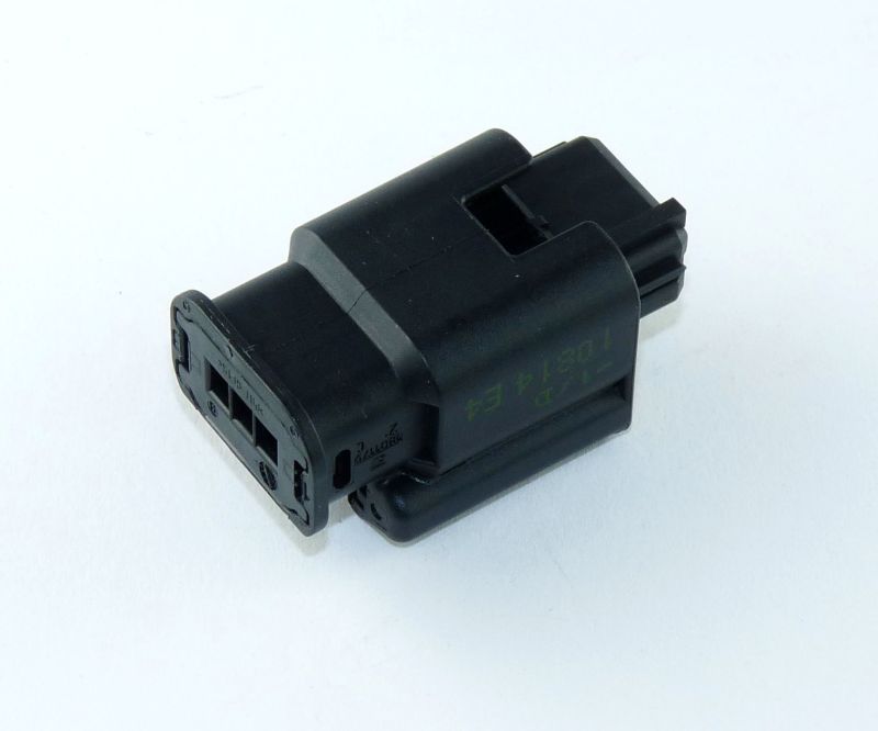 3W RECEPTACLE HPSL CONNECTOR BLACK - Steckermarkt AIS GmbH / ISK 